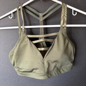 Victoria Sport Bra, Victoria's Secret Medium Olive Green Y-Back straps